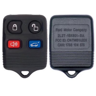 Ford Lincoln Mercury 4 Button Remote CWTWB1U313, CWTWB1U322, 2L2T-15K601-BA, 315 MHz - Refurbished, Grade A