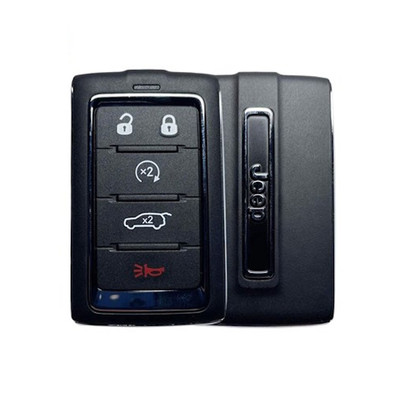 Jeep 5 Button Smart Key 2BAHD-KFW1, 68576197AC, 433MHz - New, OEM