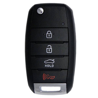 Canadian Version - Kia 4 Button Remote Flip Key TQ8-RKE-3F05, 95430-1W033, 315 MHz - New, OEM