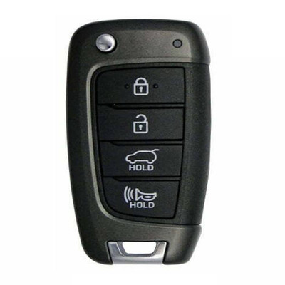 Canadian Version - Hyundai 4 Button Remote Flip Key OSLOKA-450T, 95430-G3000, 433 MHz - New, OEM