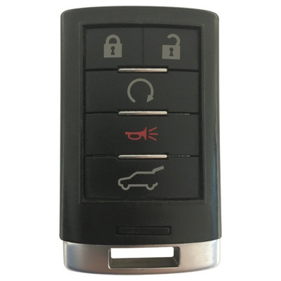 Cadillac 5 Button Driver 1 Smart Key M3N5WY7777A, 25843982, 315 MHz - Refurbished, Recase