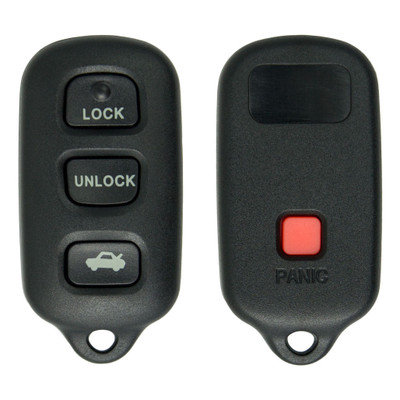 Toyota, Lexus 4 Button Remote Case and Pad Replacement Shell HYQ12BAN, HYQ12BBX, HYQ1512P, HYQ1512Y, HYQWDT-C - Aftermarket