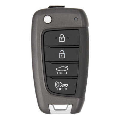 Hyundai 4 Button Remote Flip Key TQ8-RKE-4F40, 95430-L1000, 433 MHz - New, OEM