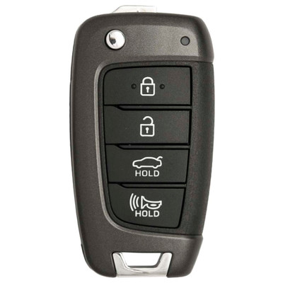 Hyundai 4 Button Remote Head Key NYOMBEC4TX2004, 95430-AA000, 433 MHz - New, OEM