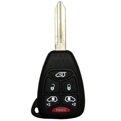 Chrysler, Dodge, Jeep 6 Button Remote Head Key M3N-5WY72XX, 68291093AB, 315 MHz - Refurbished, Recase
