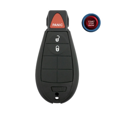 Dodge 3 Button Fobik Smart Key IYZ-C01C, 56046707, 433 MHz - Refurbished, Grade A