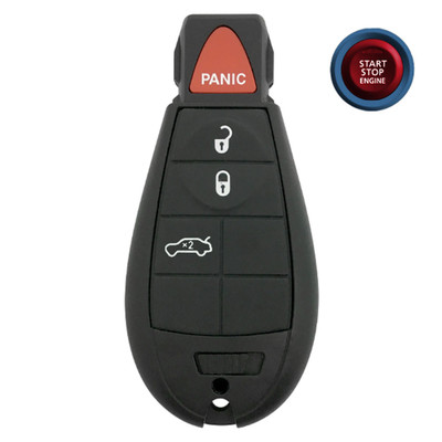 Chrysler 4-Button Proximity Remote IYZ-C01C 68058346AF 433 MHz, Refurbished Grade A