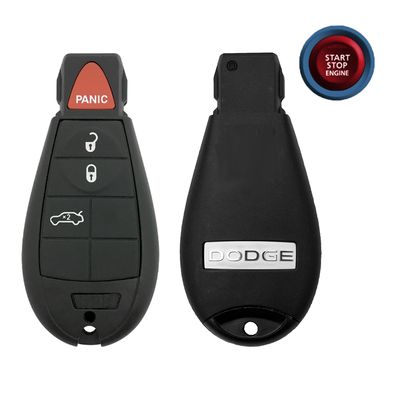 Dodge 4 Button Prox Fobik Remote IYZ-C01C, 05026886, 433 MHz - Refurbished, Grade A