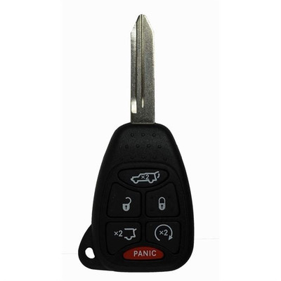 Chrysler, Dodge, Jeep 6 Button Remote Head Key OHT-692427AA, 68003461AA, 315 MHz - Refurbished, Recase