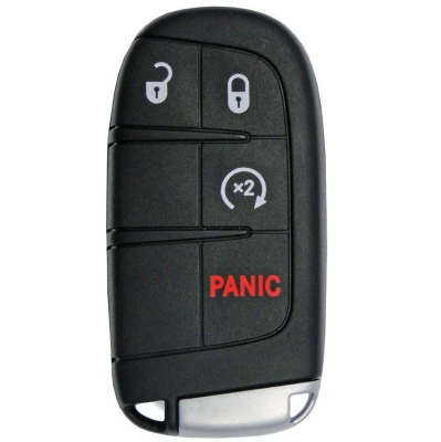 Jeep 4-Button Smart Key M3N-40821302 6BY88DX9AA 433 MHz, Refurbished Recase