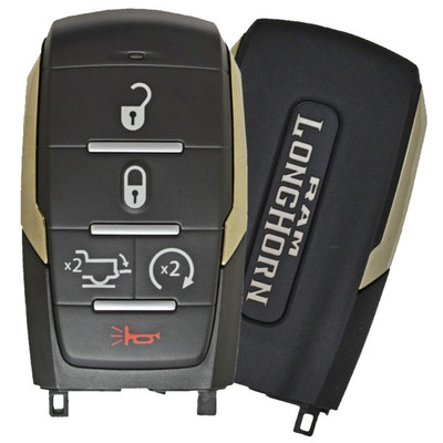 Ram 5 Button Smart Key OHT-4882056, 68291693AD, 433 MHz - Refurbished, Grade A