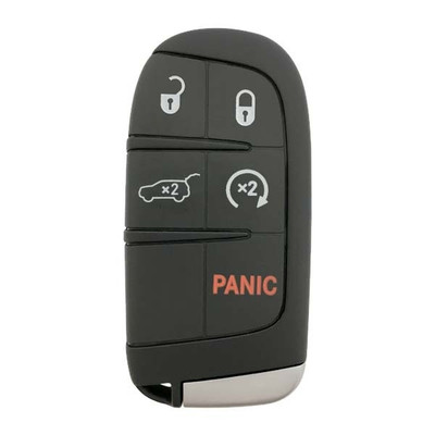 Jeep 5 Button Smart Key M3N-40821302 68143505AC 433 MHz - Refurbished, Recase
