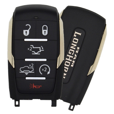Ram Longhorn 6 Button Smart Key OHT-4882056, 68584158, 433 MHz - Refurbished, Grade A