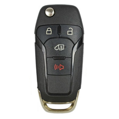 Ford Transit 4 Button Remote Flip Key N5F-A08TAA 164-R8236, 164-R8281, 5938098, 5939856, KT1T-15K601-AA - Refurbished, Recase