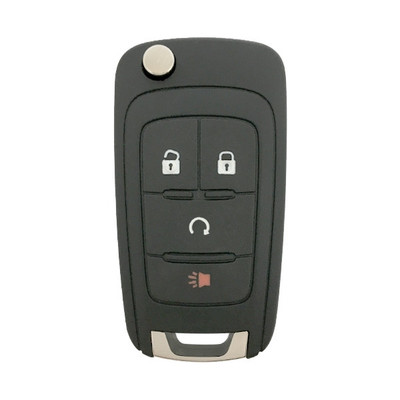 Buick 4 Button Non-PEPS Remote Flip Key AVL-B01T1AC, 13585811, 315 MHz - Refurbished, Grade A