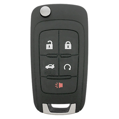 Chevrolet 5 Button Non-Prox Flip Key AVL-B01T2AC, 13574863, 315 MHz - Refurbished, Grade A
