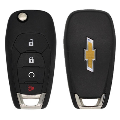 Chevrolet 4 Button Remote Flip Key LXP-T004, 13522770, 433 MHz - Refurbished, Grade A