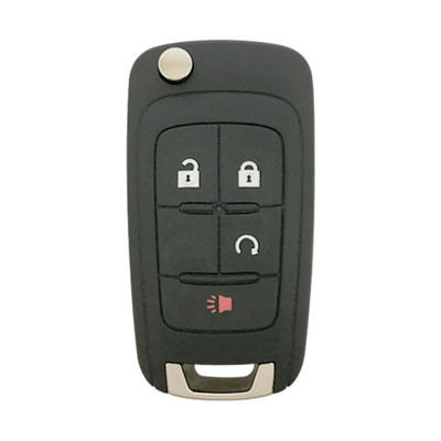 GM 4 Button Remote Head Key OHT-01060512, V2T-01060512 20835400, 20835404, 20873620, 5913597 - Refurbished, Recase