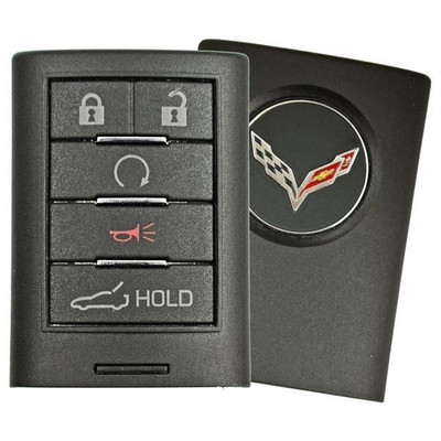 Chevrolet Corvette 5 Button Smart Key NBGGD9C04, 23465951, 433 MHz - Refurbished, Grade A