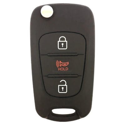 Kia 3 Button Remote Flip Key TQ8HM-T034 (UN), 315-NA-TP, 315 MHz - Refurbished, Recase
