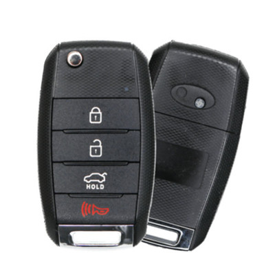 Kia 4 Button (Canadian Models) Remote Flip Key OSLOKA-870T, 95430-A7400, 315 MHz - Refurbished, Recase