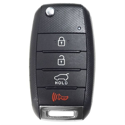 Kia 4 Button Remote Flip Key OSLOKA-910T, 95430-C6000, 433 MHz - Refurbished, Grade A