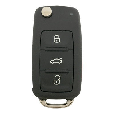 Volkswagen 4 Button Remote Flip Key NBG010180T, 5K0-837-202-R, 315 MHz - Refurbished, Grade A