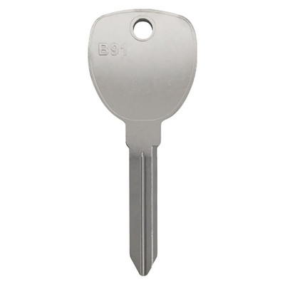 NON SELLABLE GM B91 Metal Mechanical Key Blank - Aftermarket, 1 Pack