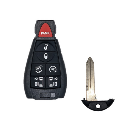 Chrysler Dodge Volkswagen 7 Button Remote Head Key IYZ-C01C / M3N5WY783X (DL)