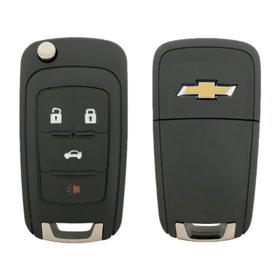 Chevrolet 4 Button Proximity Remote Flip Key OHT05918179, 13500318, 315 MHz - New OEM
