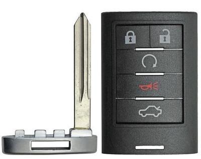 Cadillac 5-Button Smart Key M3N5WY7777A 25943676 315 MHz, Aftermarket (DL)