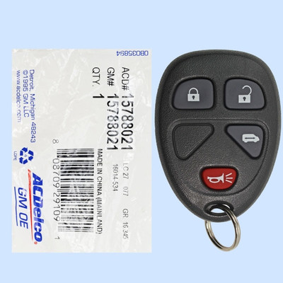 Buick Pontiac 4-Button Remote KOBGT04A 15788021 - New OEM
