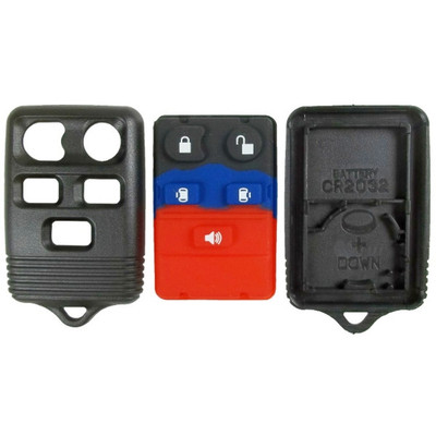 Ford Lincoln Mercury 5 Button Remote Shell Case Replacement CWTWB1U551, 3F2Z-15K601-AA