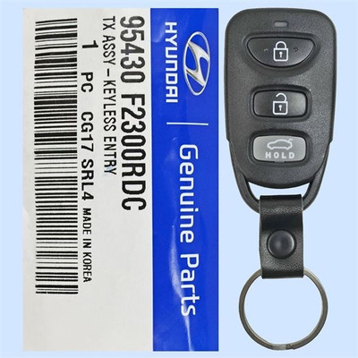 Hyundai 4 Button Remote OSLOKA-423T, 95430-F2300, 433 MHz - New, OEM