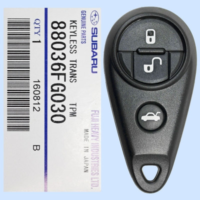 Subaru 4 Button Remote CWTWB1U819, 88036-FG030, 315 MHz - New, OEM