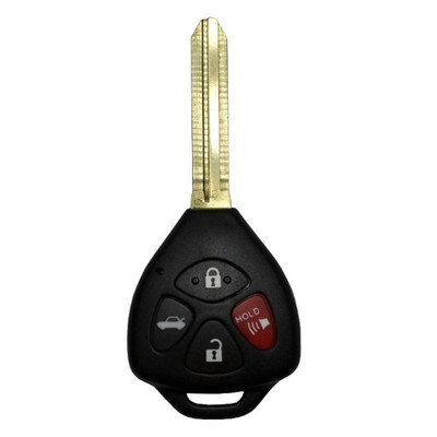 Locksmith Essentials Replacement Toyota 4 Button Remote Head Key TR47 GQ4-29T, 89070-02620, 315 MHz - Aftermarket - Closeout