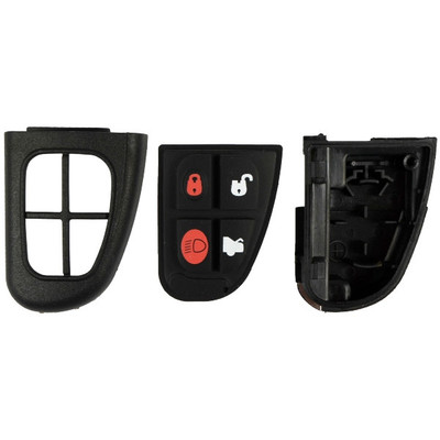 Jaguar 4 Button Flip Key Case