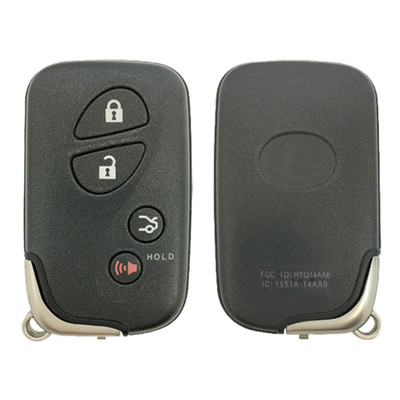 Lexus 4 Button Smart Key Case with FCC ID