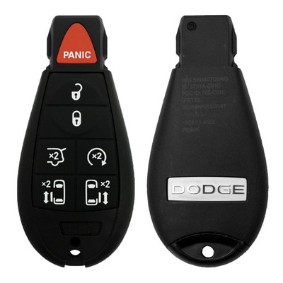 Dodge 7 Button Fobik Non Proximity Remote IYZ-C01C, 56046708, 433 MHz - New, OEM