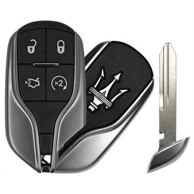 Maserati 4 Button Smart Key M3N-7393490, 5923545AG, 433 MHz - Refurbished, Grade A