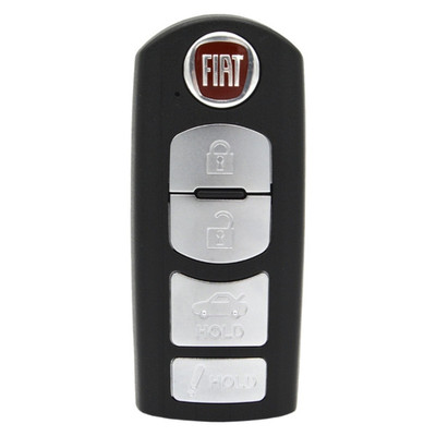 Fiat 4 Button Smart Key WAZSKE13D02, RLVMISK11-0705, 315 MHz - Refurbished, Grade A