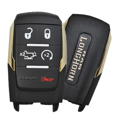 Ram Longhorn 5 Button Smart Key GQ4-76T, 68375456AB, 433 MHz - Refurbished, Grade A