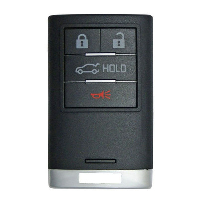 Cadillac 4 Button Smart Key NBG009768T, 22856929, 315 MHz - Refurbished, Recase