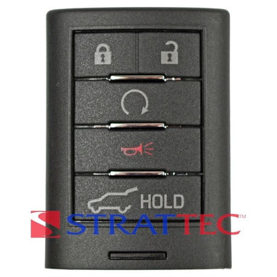 Strattec (5931857) Cadillac 5 Button Proximity Smart Key NBG009768T, 22865375, 315 MHz - New, OEM