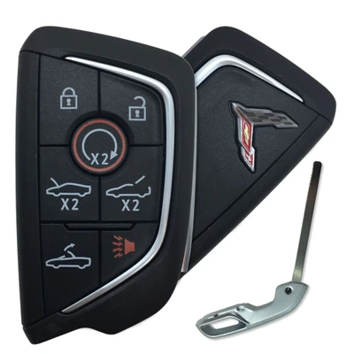 Chevrolet Corvette 7 Button Smart Key YGOG20TB1 13538853 433 MHz - New, OEM