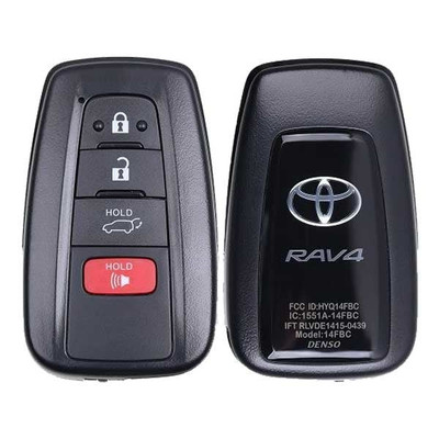 Toyota 4 Button Proximity Key HYQ14FBC (Japan Built) - New OEM 172512