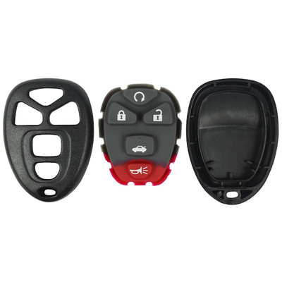 GM 5 Button Remote Case and Pad Replacement Shell KOBGT04A, 22733524 - Aftermarket