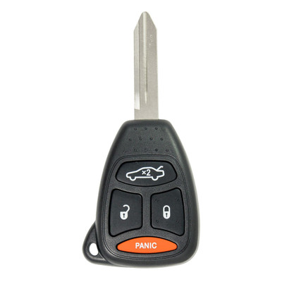 Keyless2Go 4 Button Remote Head Key Replacement For Dodge Jeep Chrysler KOBDT04A