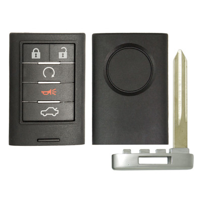 5 Button Shell For Cadillac Smart Proximity Remote Key M3N5WY7777A