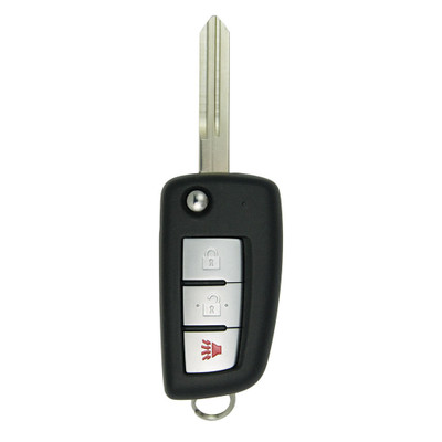 Nissan 4 Button New-Style Remote Flip Key CWTWB1G767, 28268-4BA1A, 433 MHz - New, OEM